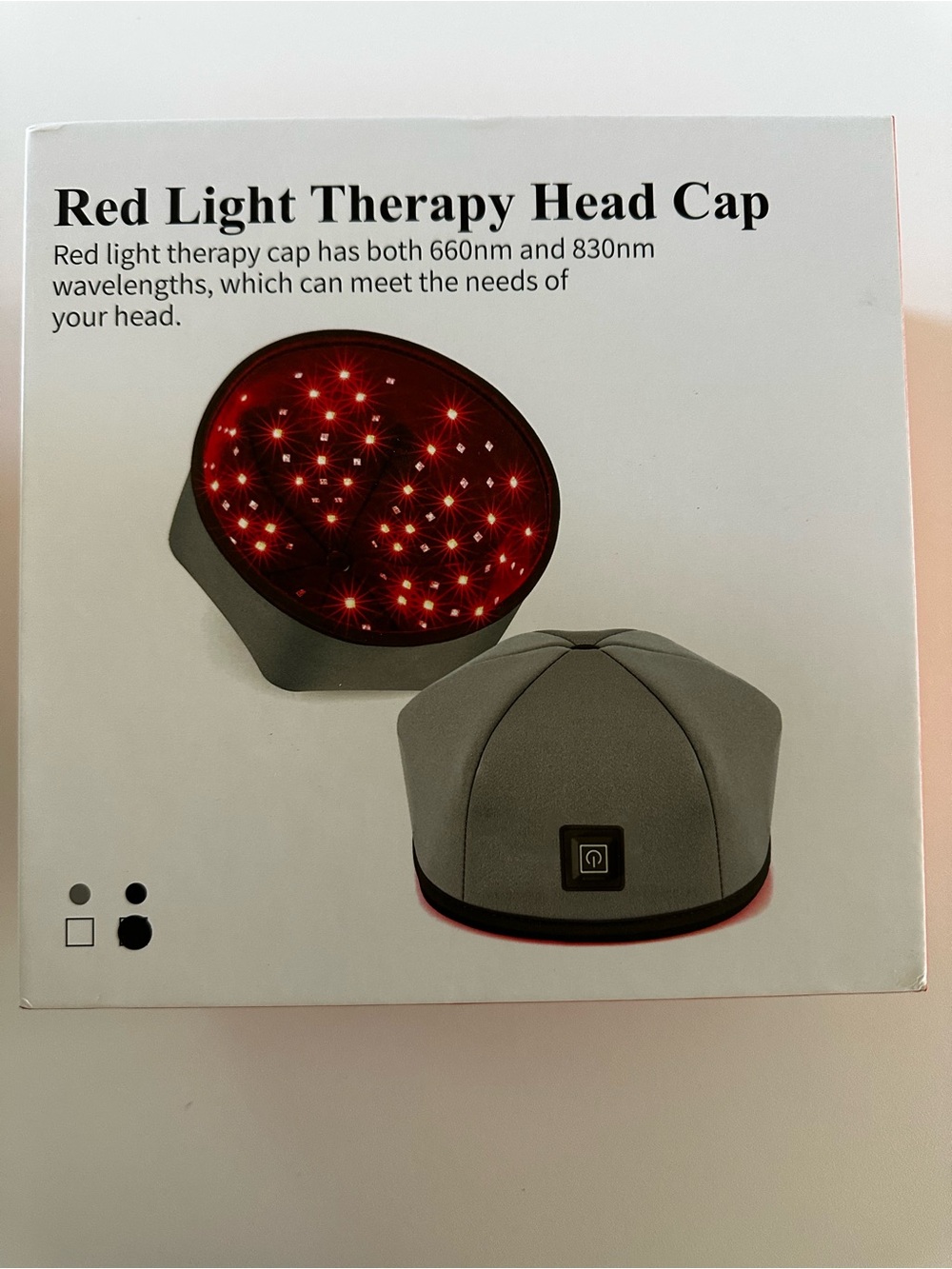 NEW Red Light Therapy Head Cap LED Hair & Scalp Device 660nm 830nm